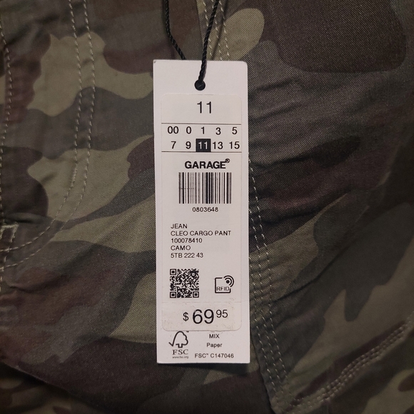 GARAGE Low-Rise Cargo Pants - Picture 6 of 7